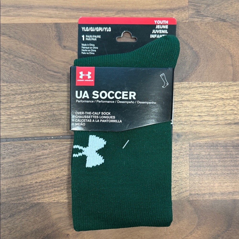 Under Armour Dark Green Soccer Socks